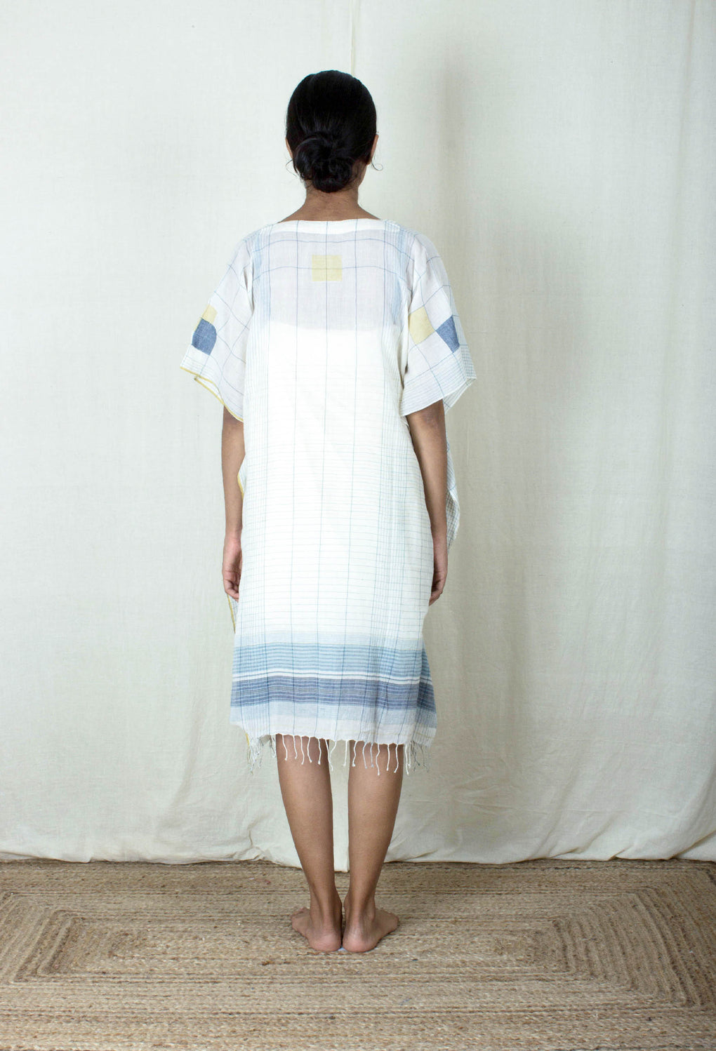 Aesthete- Off White Kaftan - Karnam