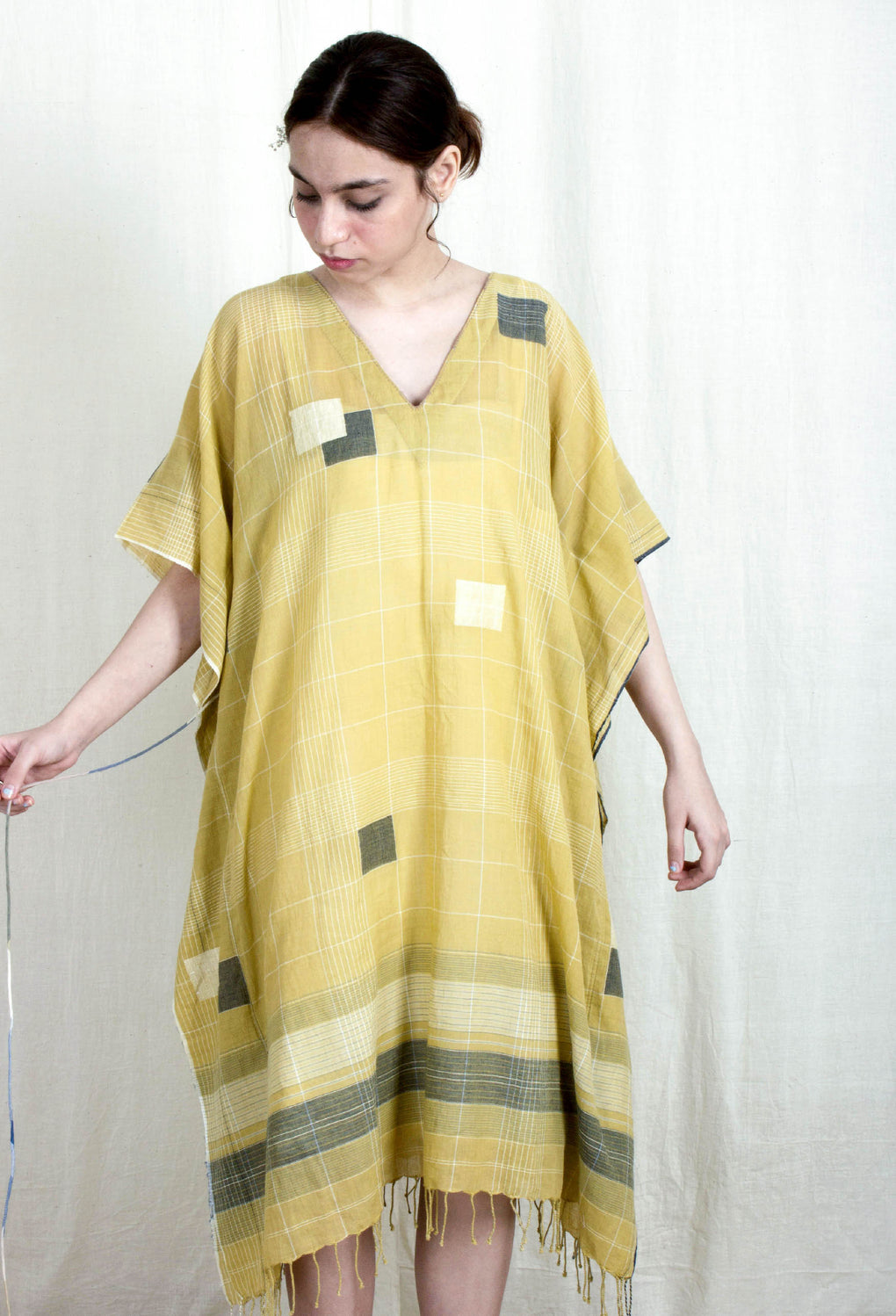 Aesthete- Mustard Kaftan - Karnam