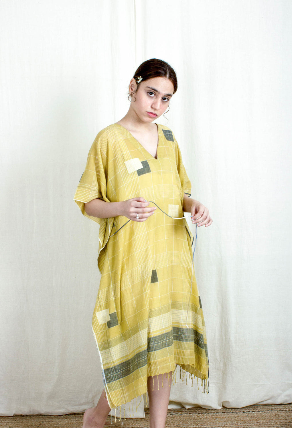 Aesthete- Mustard Kaftan - Karnam