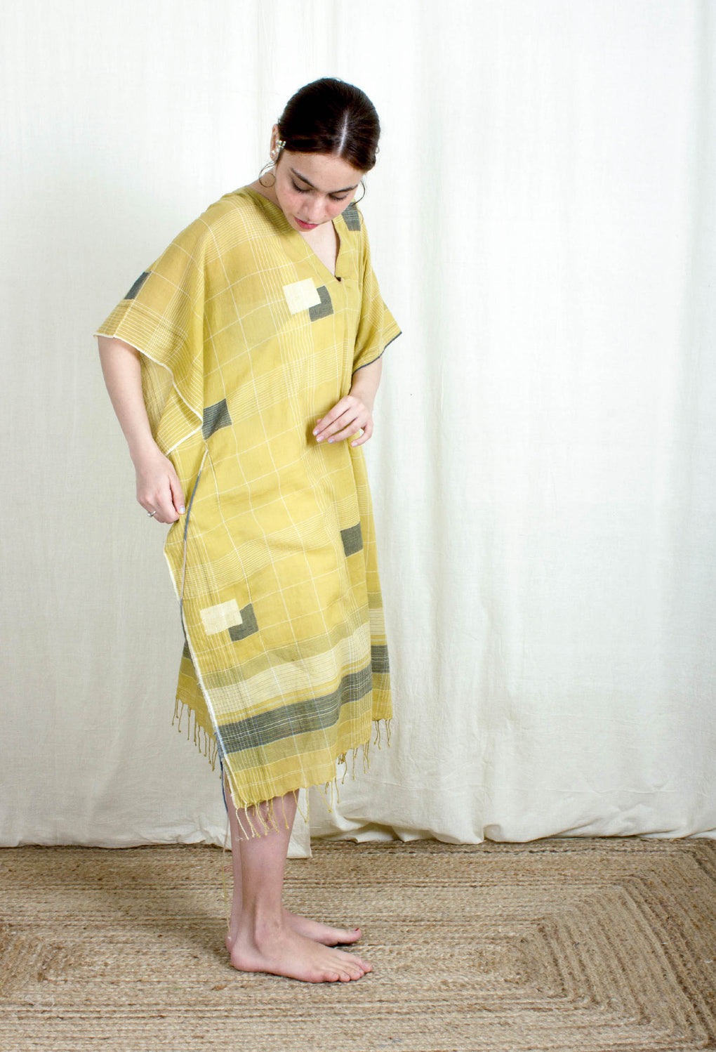 Aesthete- Mustard Kaftan - Karnam