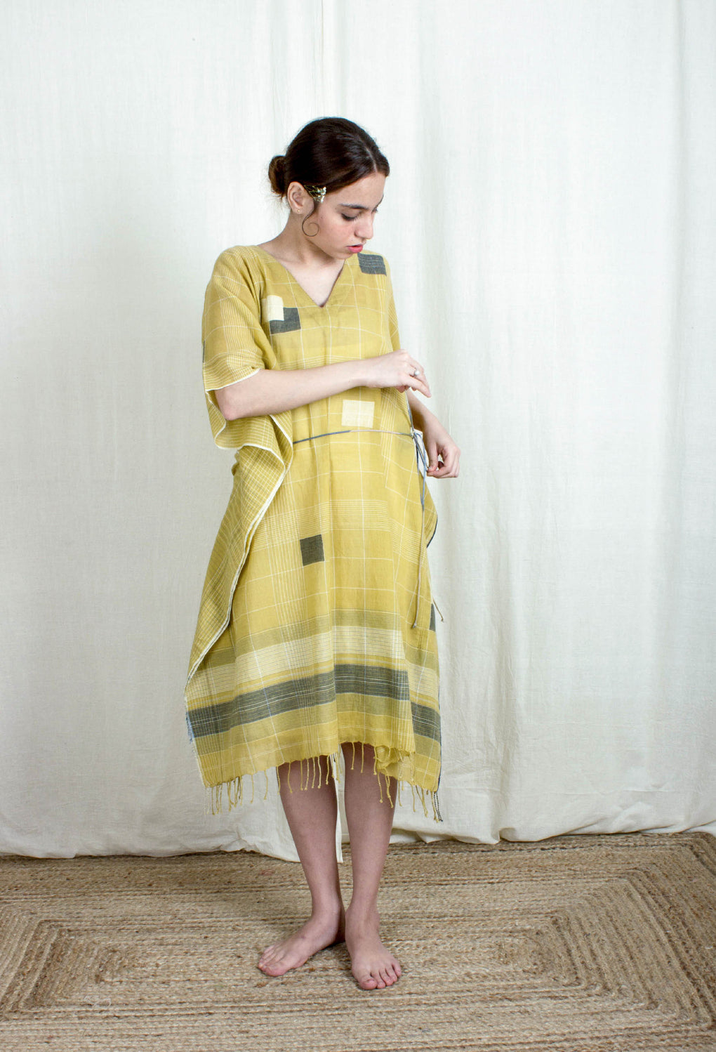 Aesthete- Mustard Kaftan - Karnam