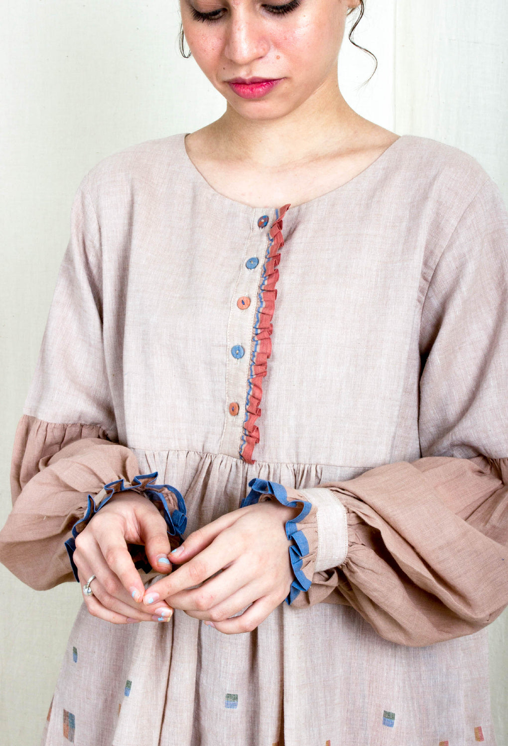 Antheia- Light Pale Pink Top - Karnam