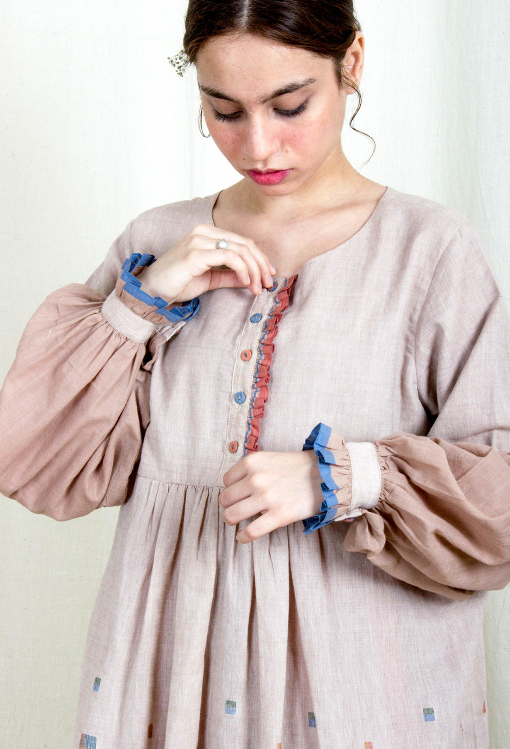 Antheia- Light Pale Pink Top - Karnam