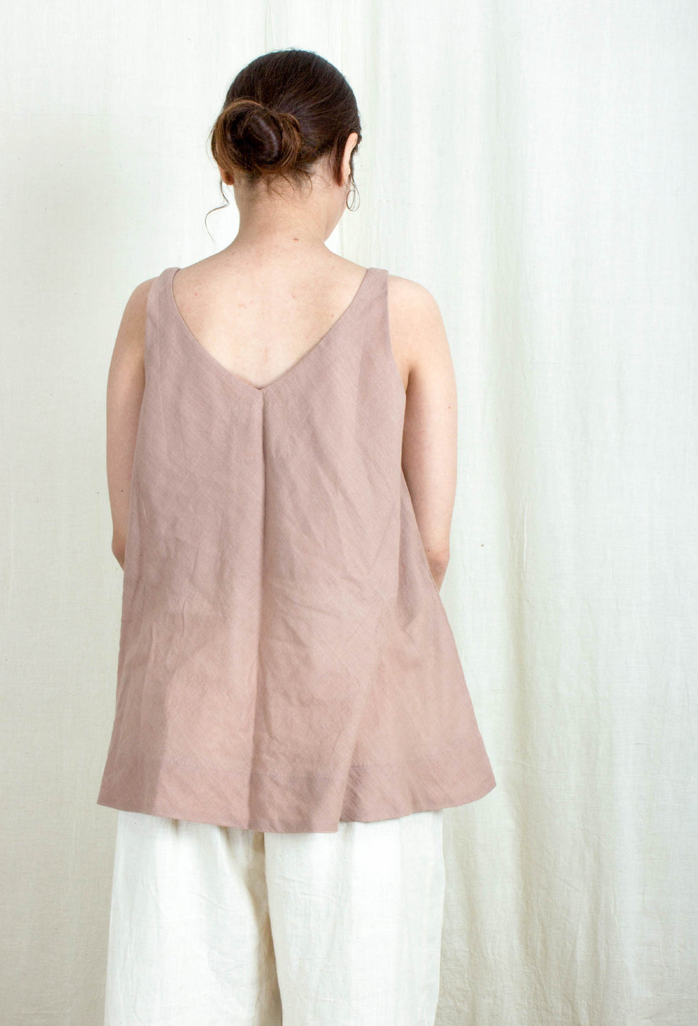 Philocaly- Pale Pink sleeveless slip/top - Karnam