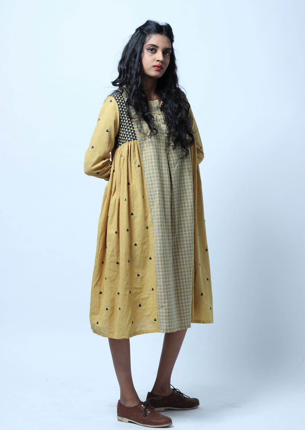 Mix and match embroidered dress - Karnam