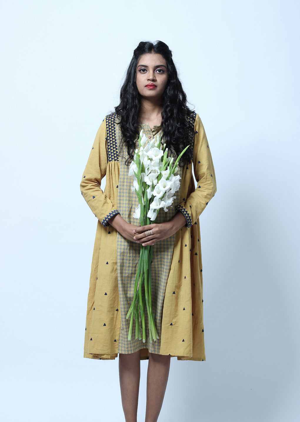 Mix and match embroidered dress - Karnam