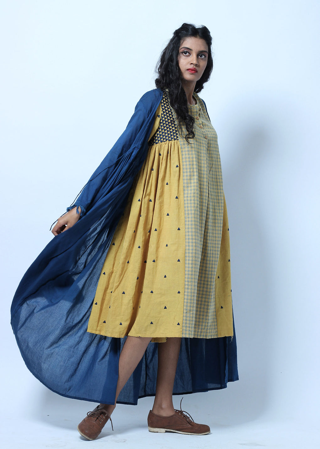 Mix and match embroidered dress - Karnam