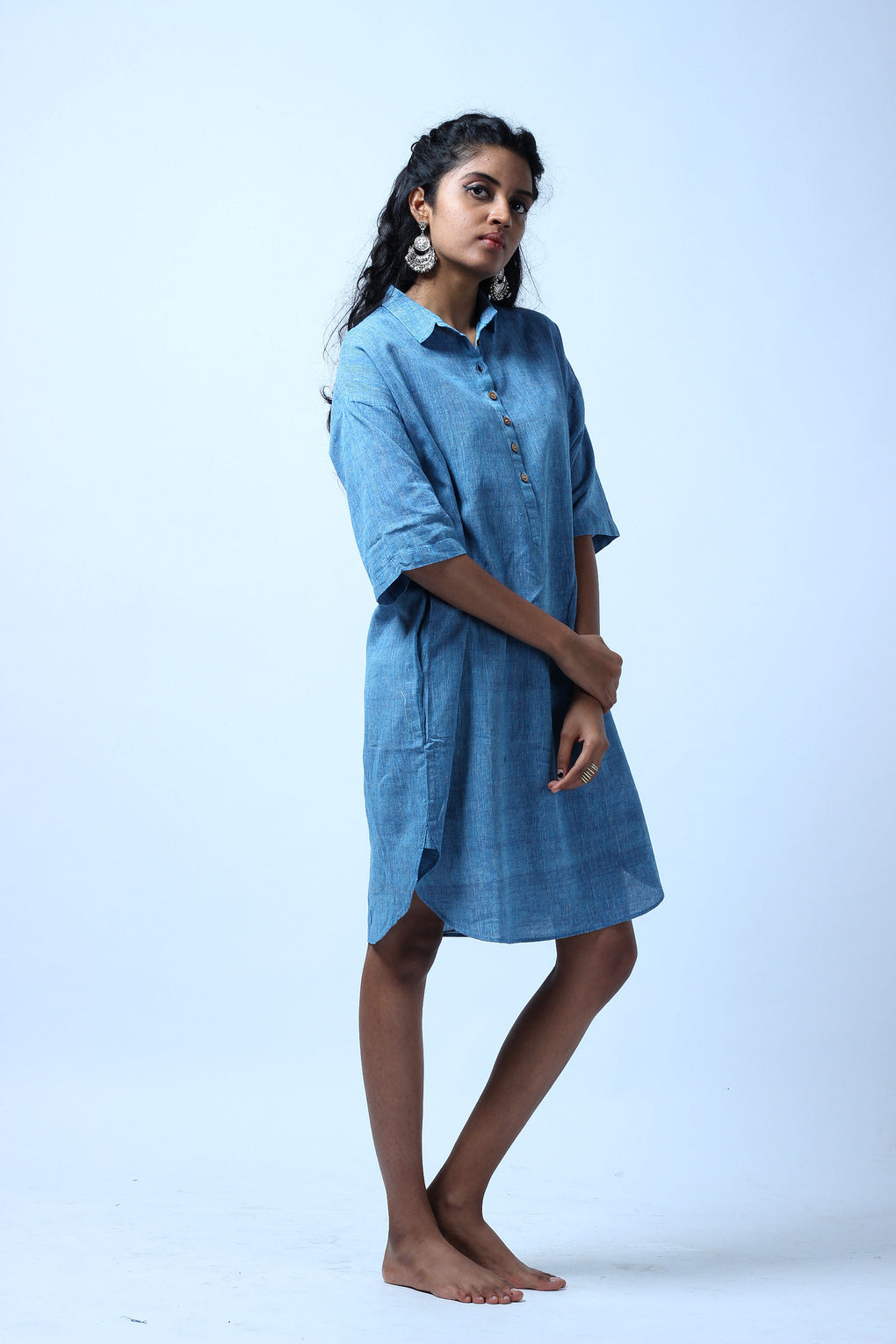 Indigo shirt tunic - Karnam