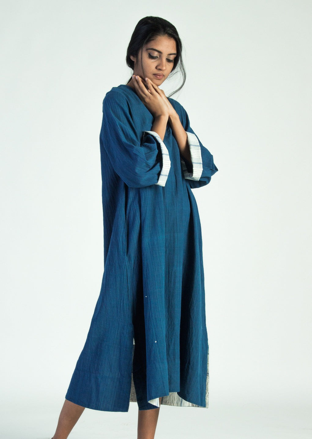 Indigo Aline antifit kurta dress - Karnam