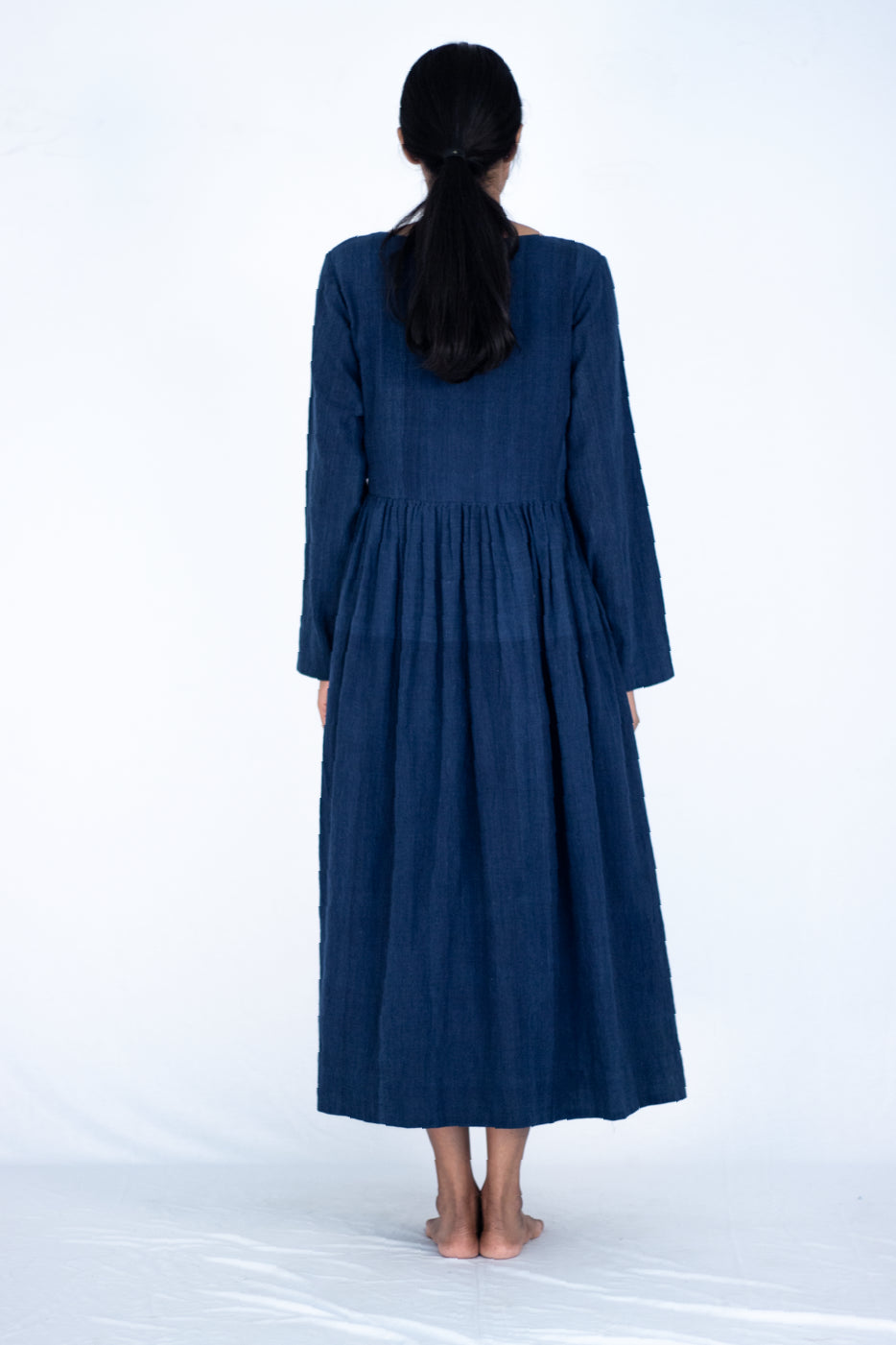 Gara - Wrap Indigo dress - Karnam