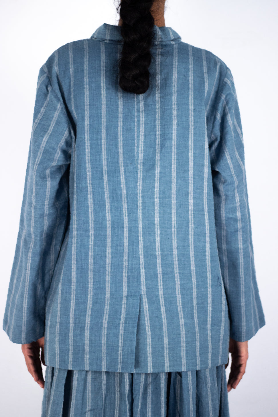 Agranat - Indigo strip jacket - Karnam