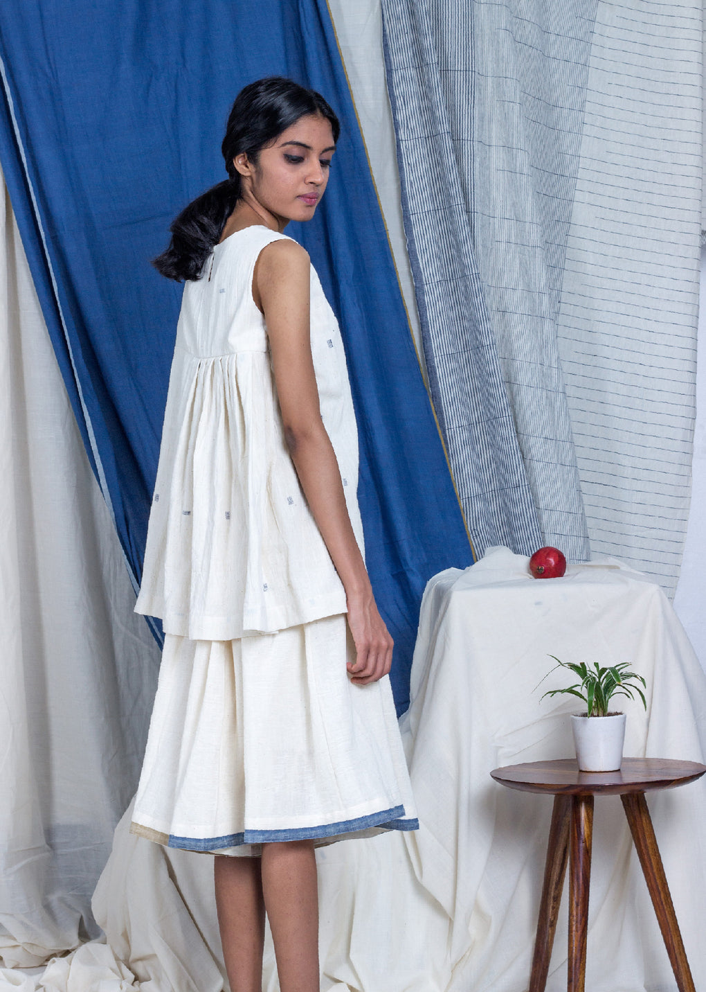 Sarabetsu - kora kala cotton culotte & top - Karnam