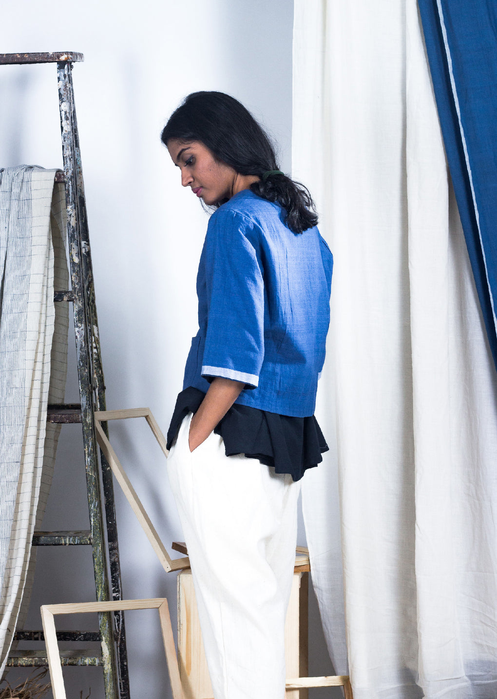 Iheya- Reversible blouse / Jacket / top - Karnam