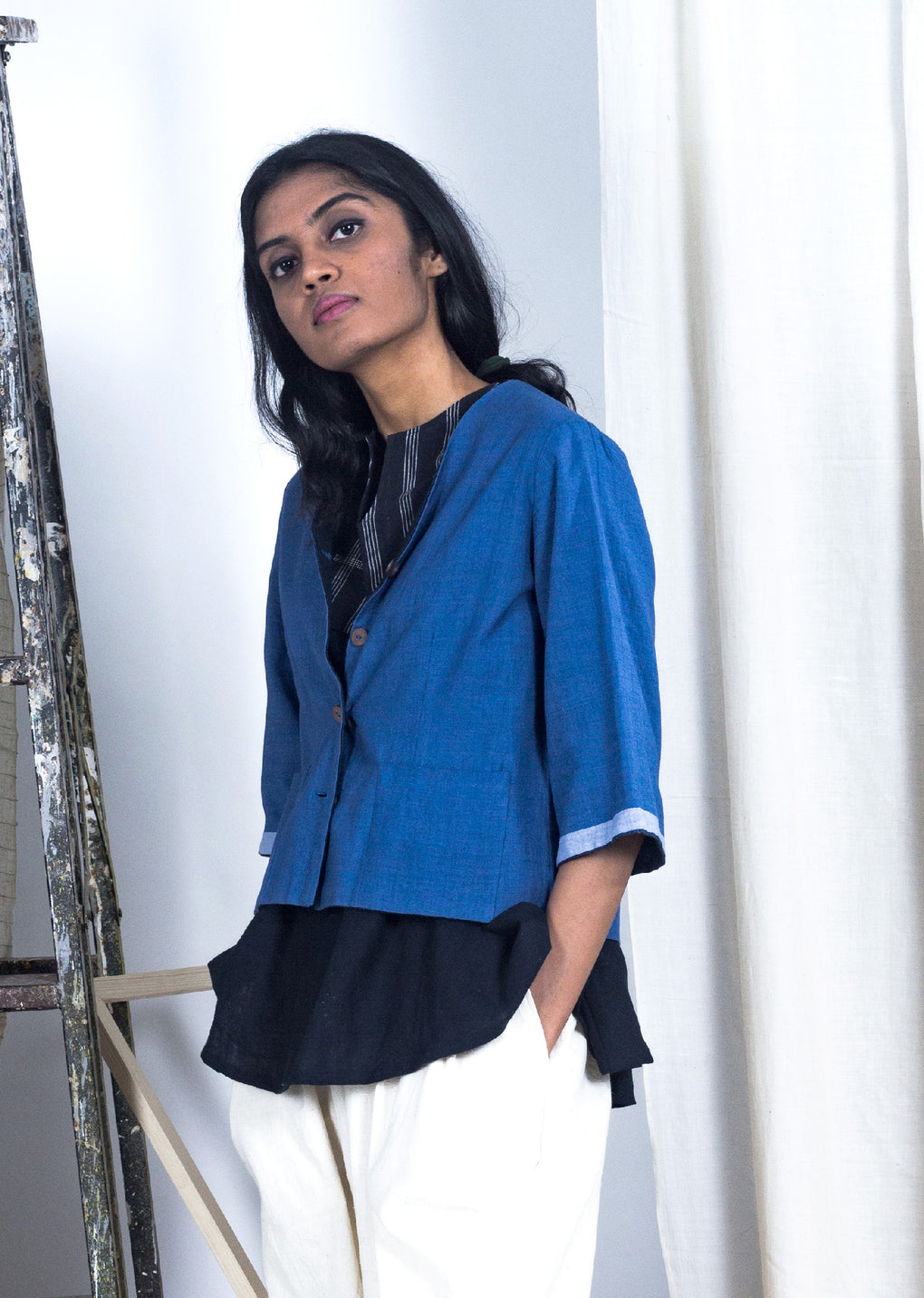 Iheya- Reversible blouse / Jacket / top - Karnam