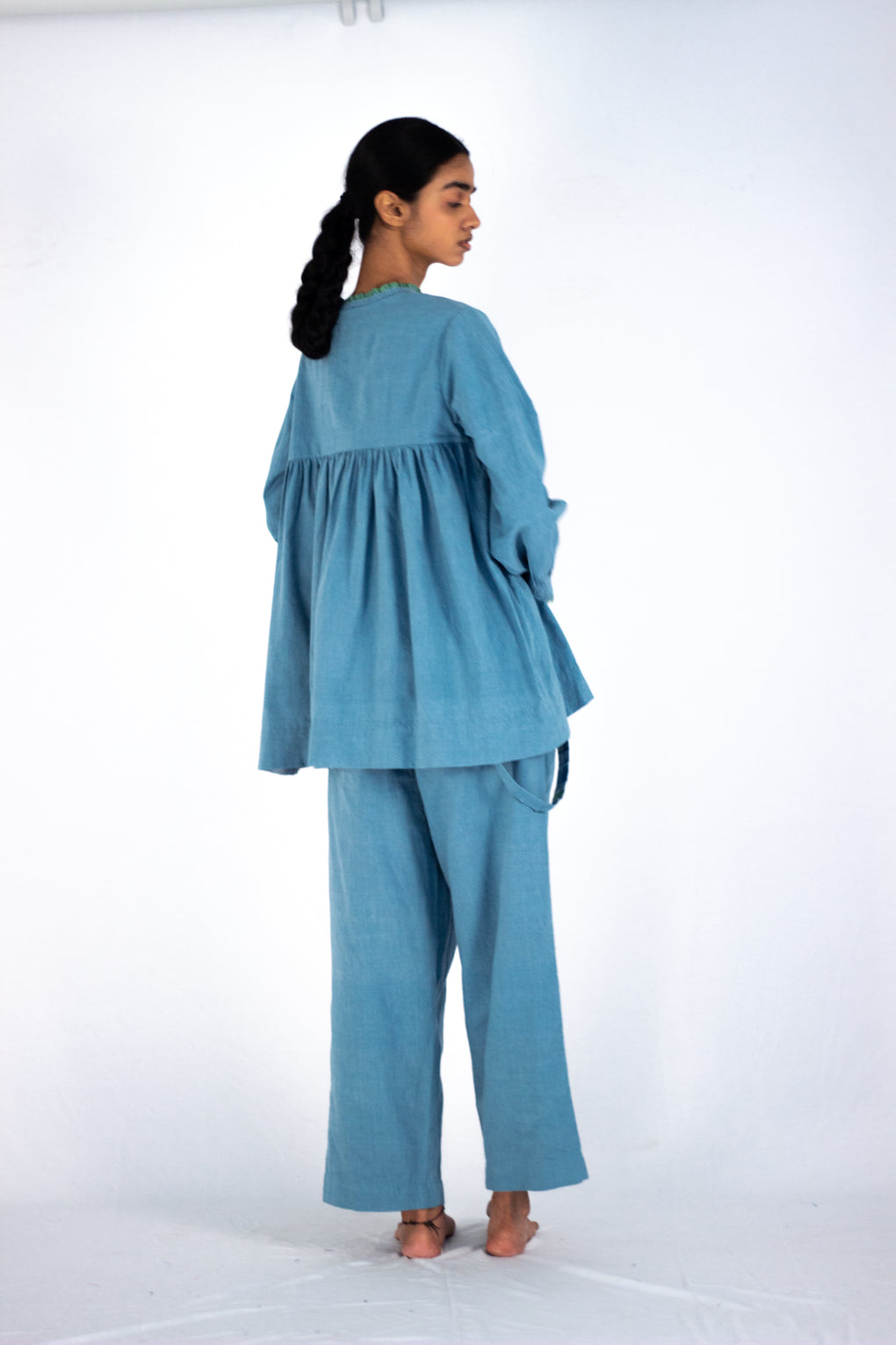 Blue Topsy - Indigo Top / Suspender pant - Karnam