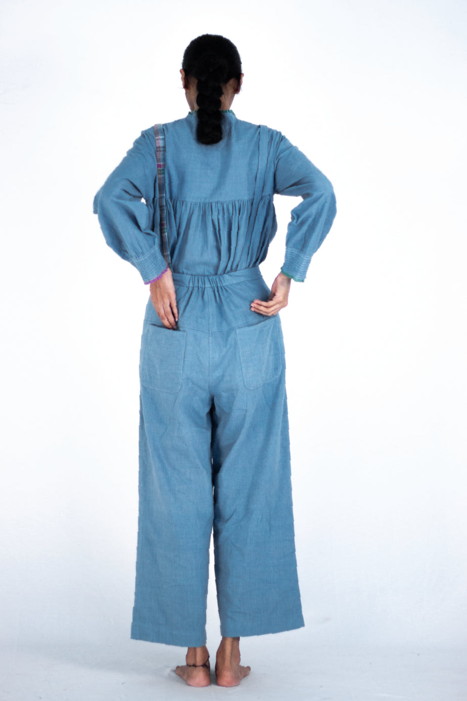 Blue Topsy - Indigo Top / Suspender pant - Karnam