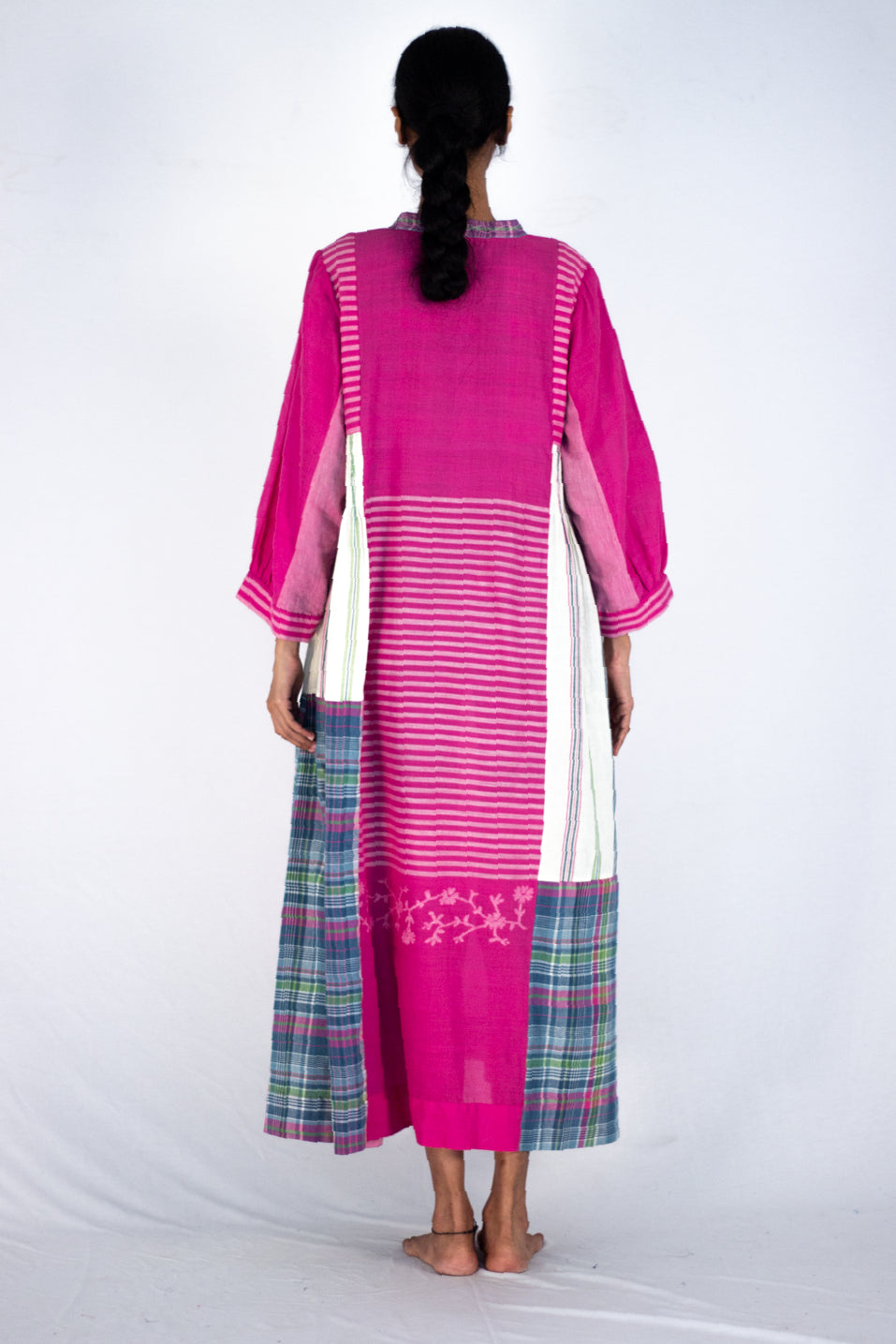 Heterantha - Pink Jamdani dress - Karnam