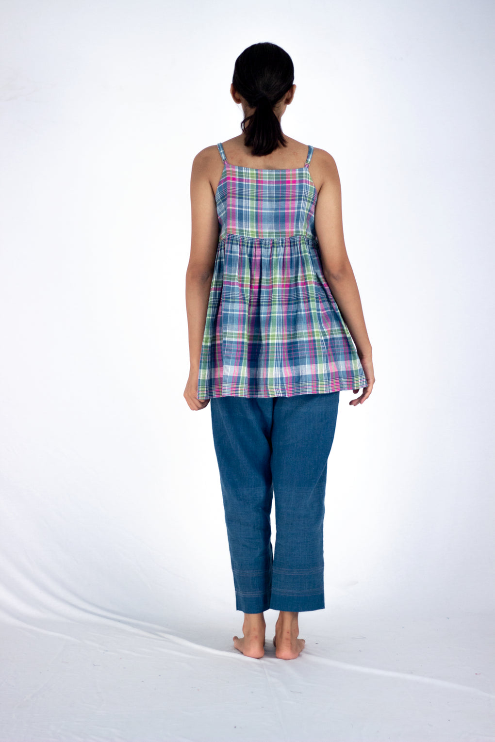 Linn - Madras check top - Karnam