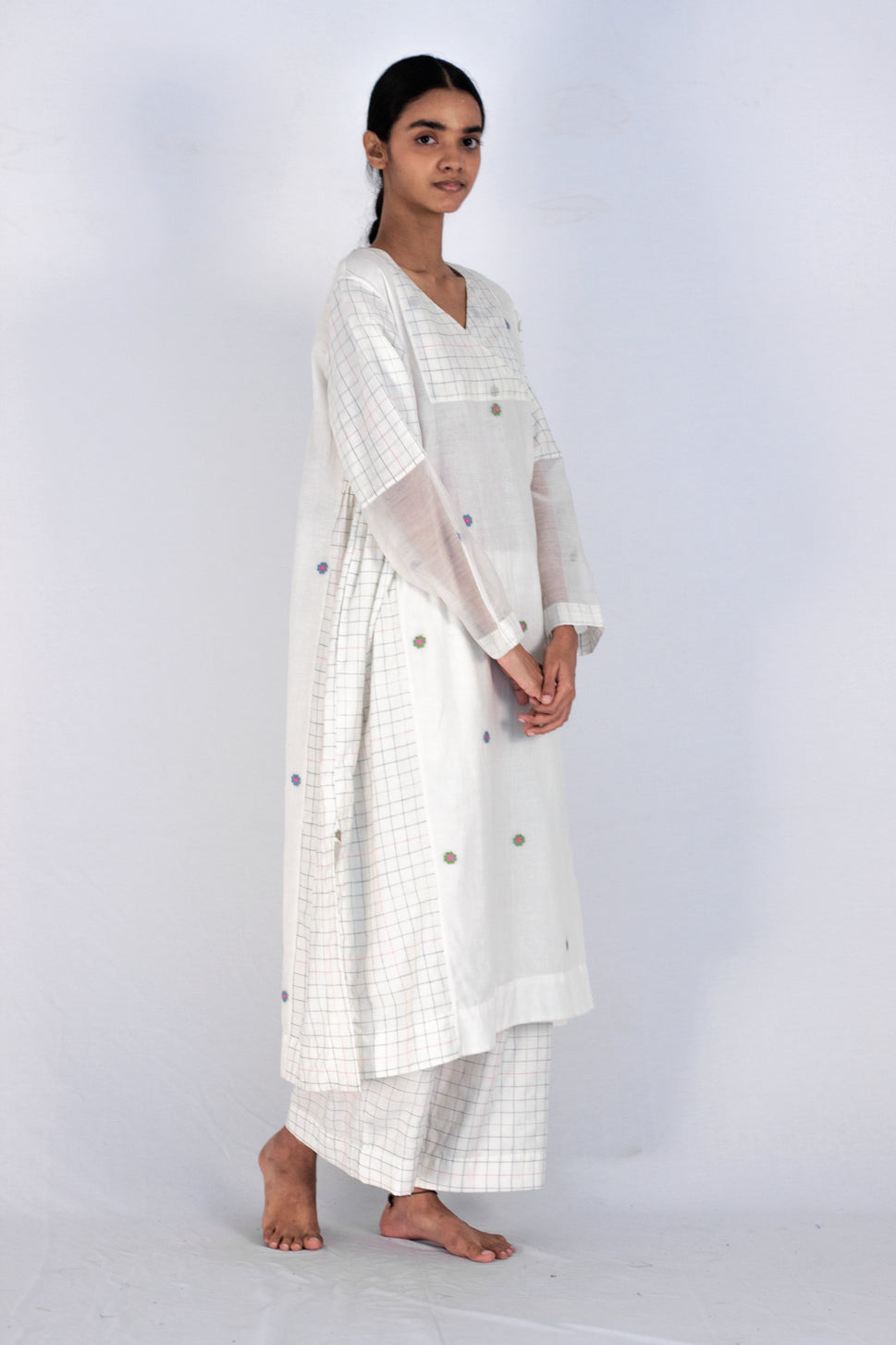 Sackdille - Silk jamdani co-ord set - Karnam