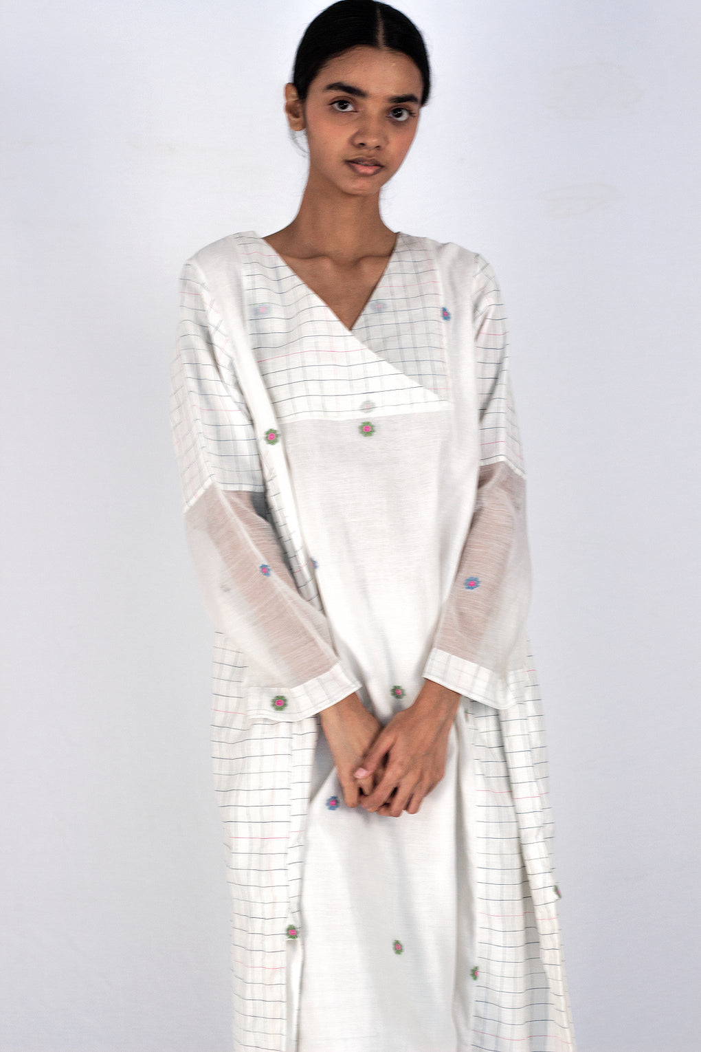 Sackdille - Silk jamdani co-ord set - Karnam