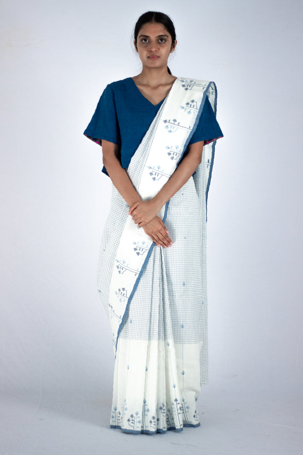 Kund - jamdani saree - Karnam