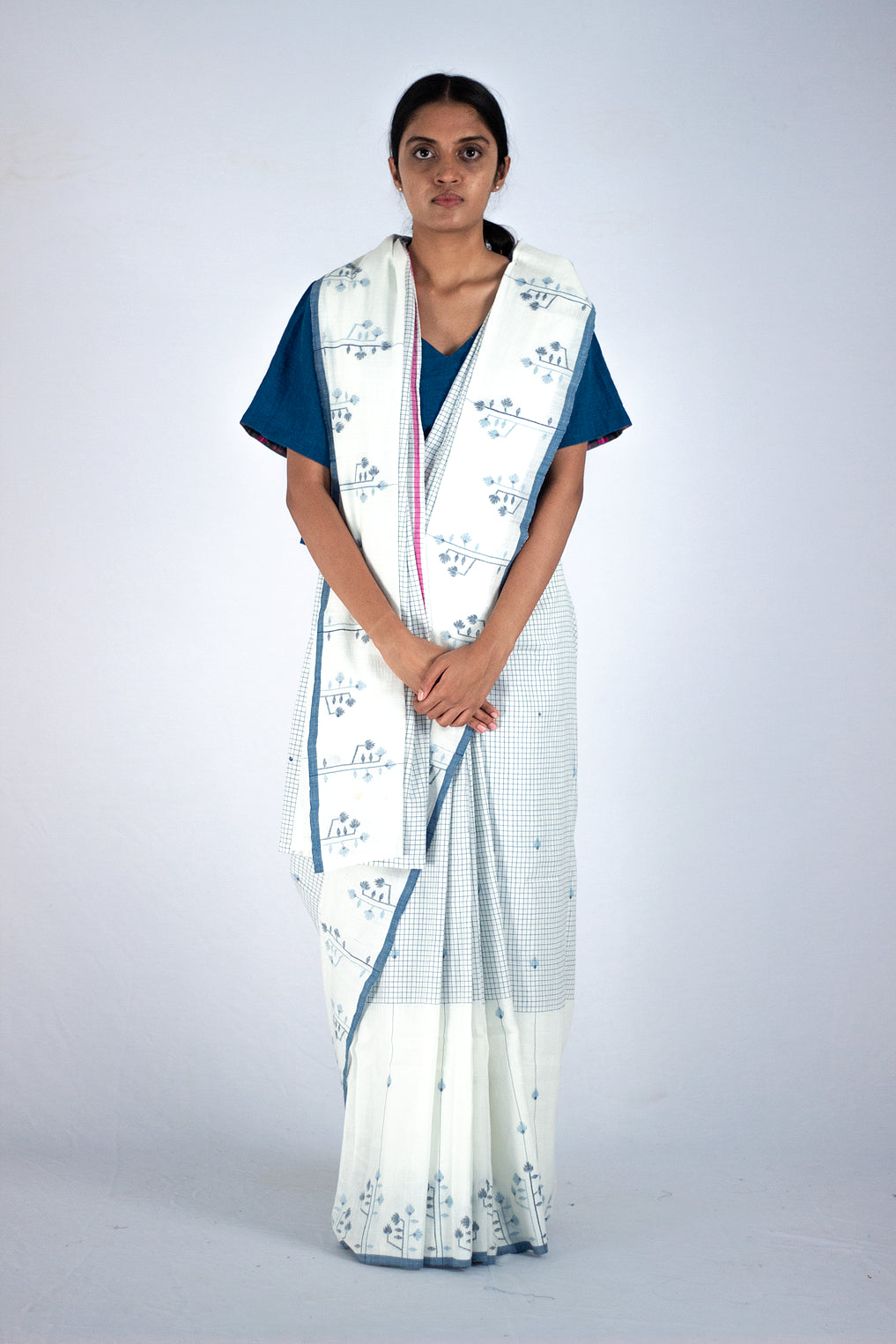 Kund - jamdani saree - Karnam